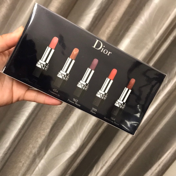 Sephora Makeup Dior Rouge Dior Mini Matte 5 Lipstick Gift Set